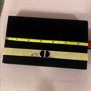 Dior Black and Gold Clutch